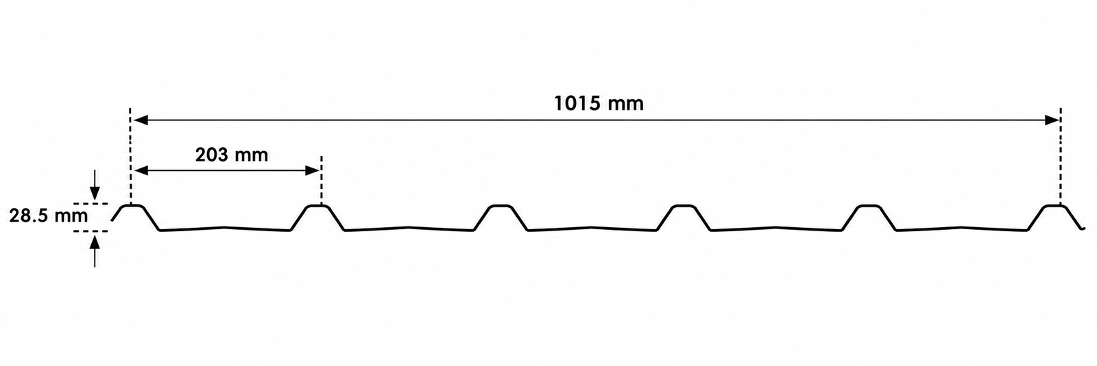 Trapezoidal Sheet Sheet Drawing